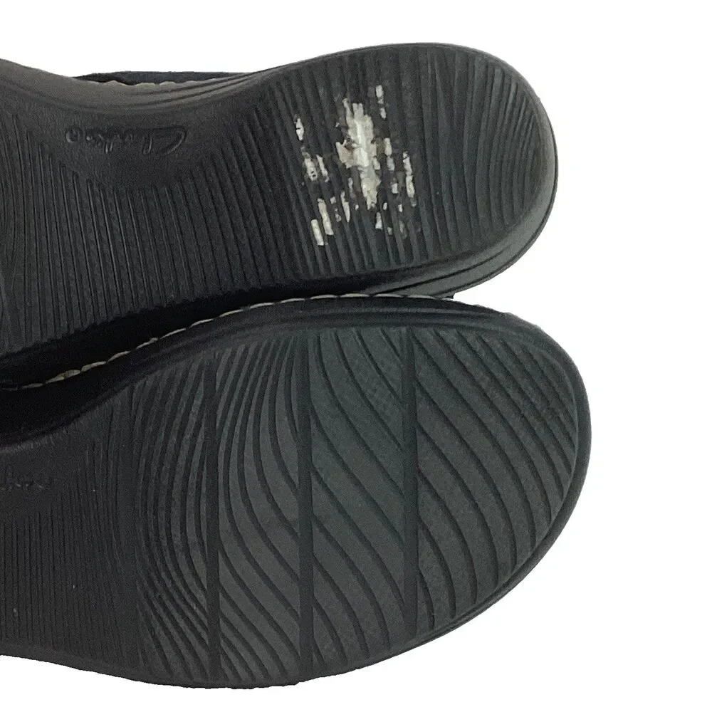 Clarks Merliah Echo Women 5.5(M) Blue Denim Strap Ankle Buckle Heel Sandal 28025 - Picture 8 of 9